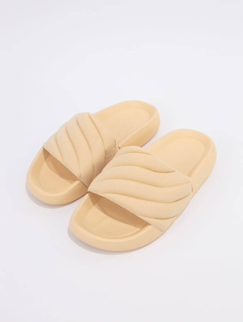 Mules à bride rembourrée